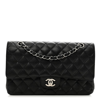 Chanel Caviar Quilted Medium Double Flap Black 1 of 11
