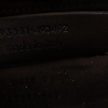 Saint Laurent Snakeskin Buffalo Horn Mombasa Hobo Brown 7 of 13