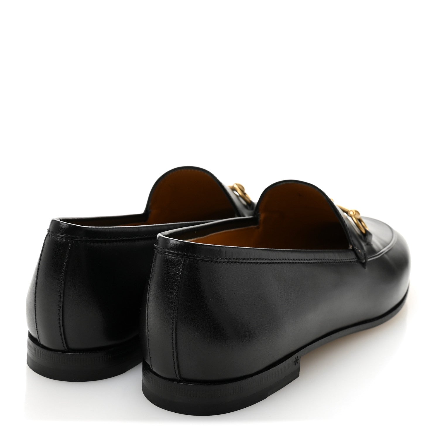 Gucci Calfskin Womens Jordaan Loafers 39 Black 4 of 10
