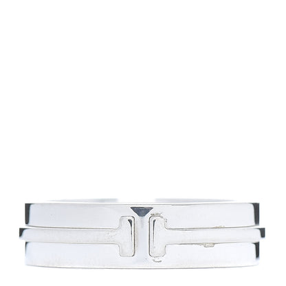 Tiffany Sterling Silver T Wide Ring 58 8.25 1 of 4
