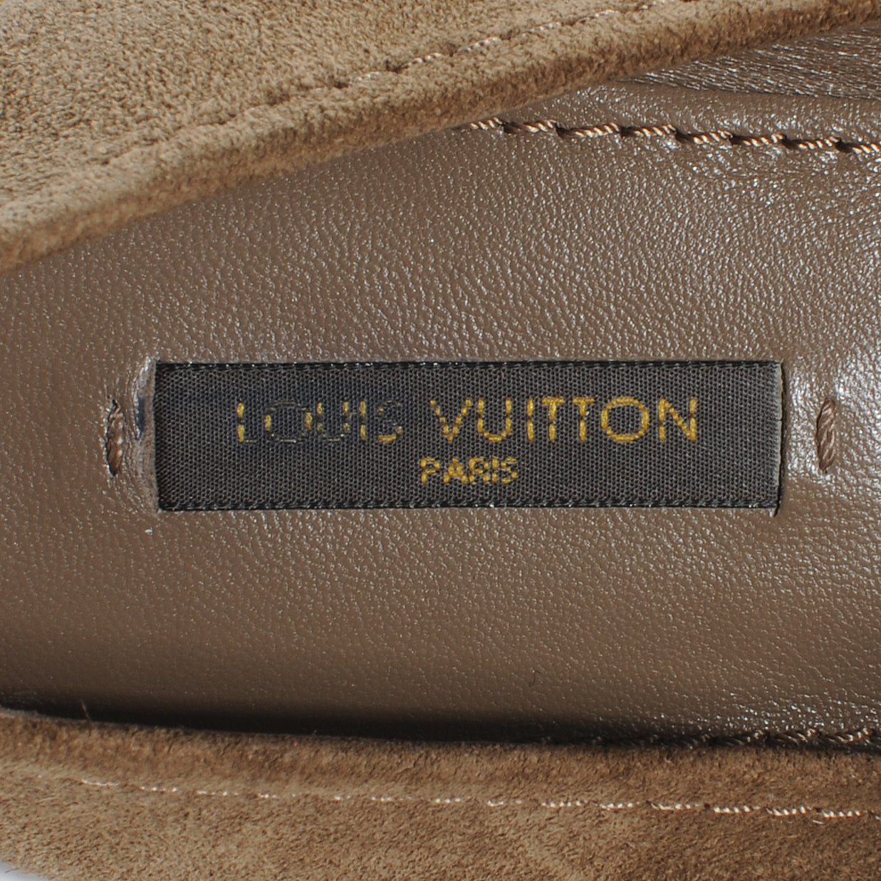 Suede Debbie Ballet Flats 38 Taupe