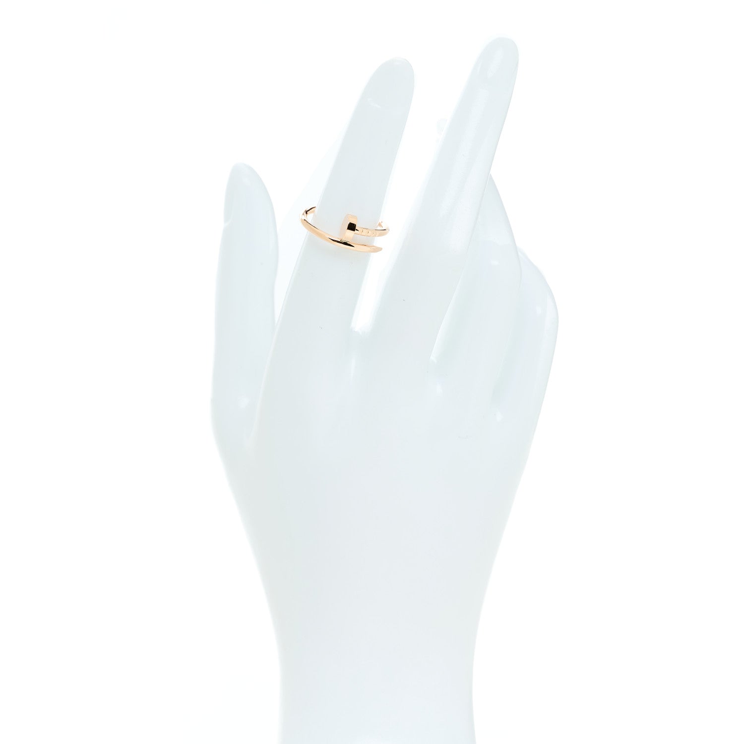 Cartier 18K Yellow Gold Small Juste Un Clou Ring 50 5.25 2 of 6