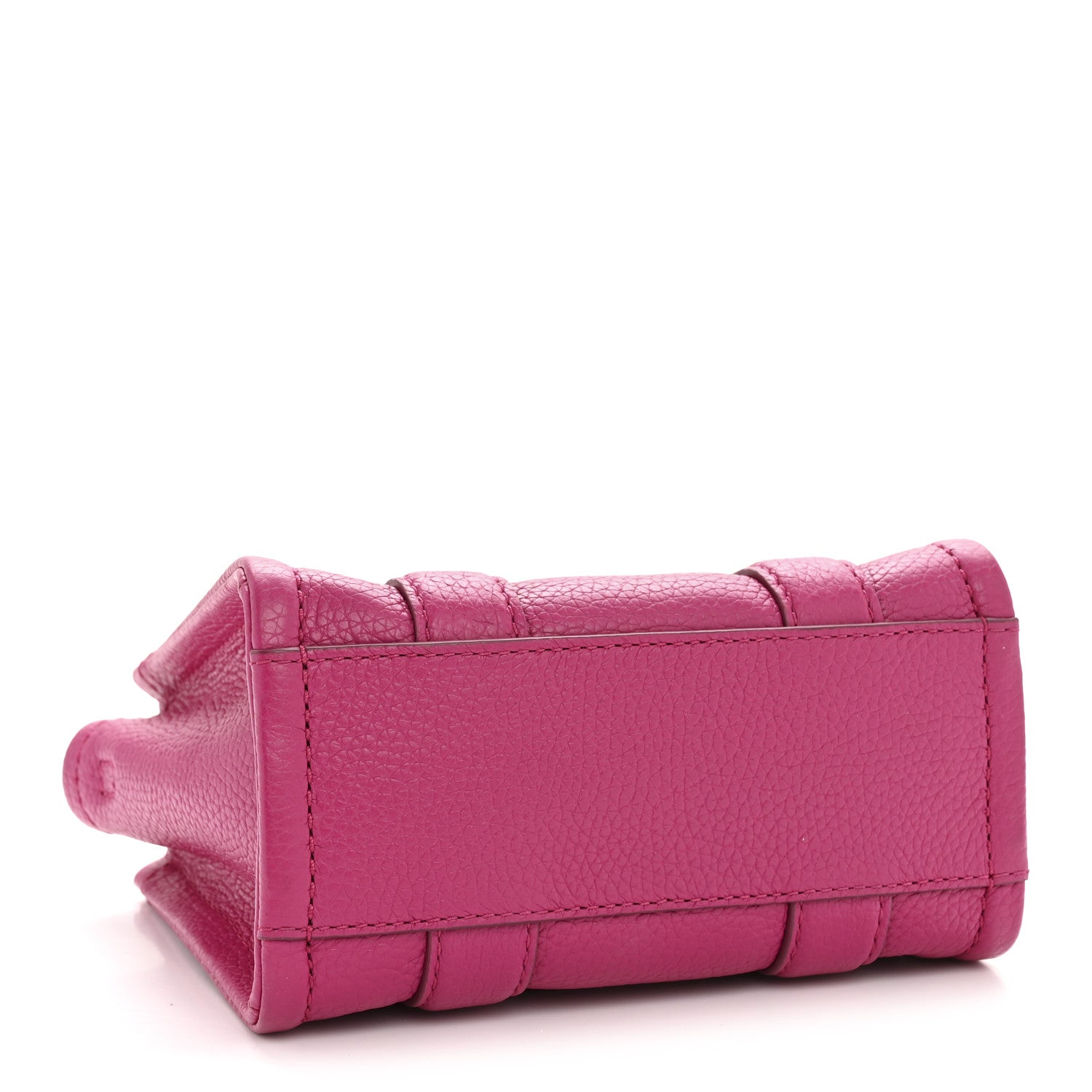 Marc Jacobs Grained Calfskin Mini The Tote Bag Lipstick Pink 4 of 12
