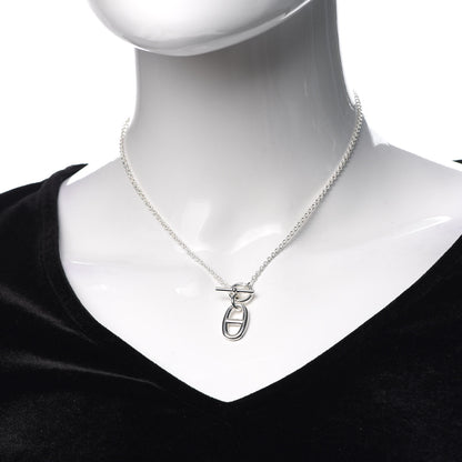 Hermes Sterling Silver Amulette Chaine d'Ancre Necklace 2 of 5