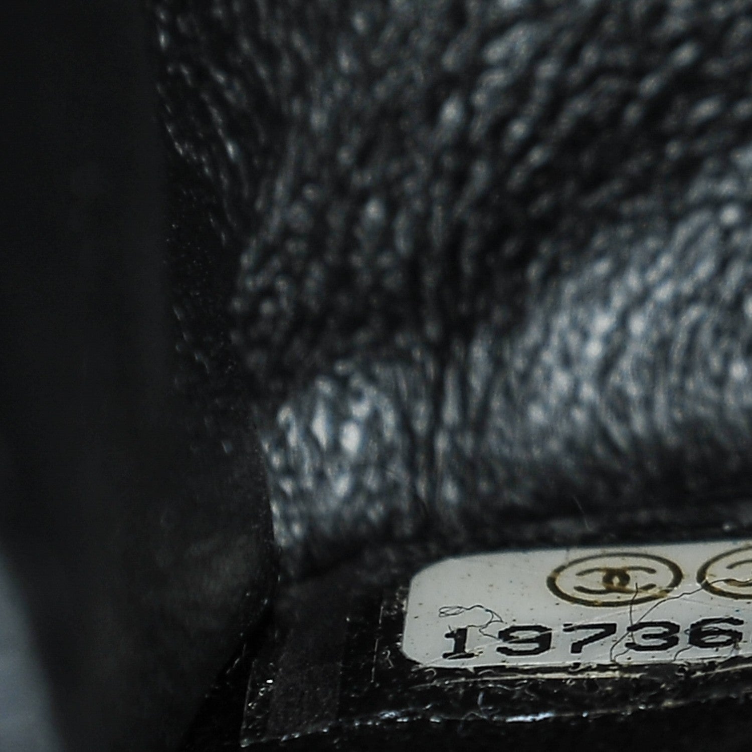 Chanel Galuchat Stingray Mini Boy Flap Black Silver 7 of 7