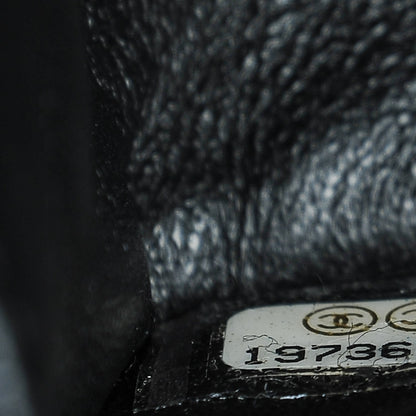 Chanel Galuchat Stingray Mini Boy Flap Black Silver 7 of 7