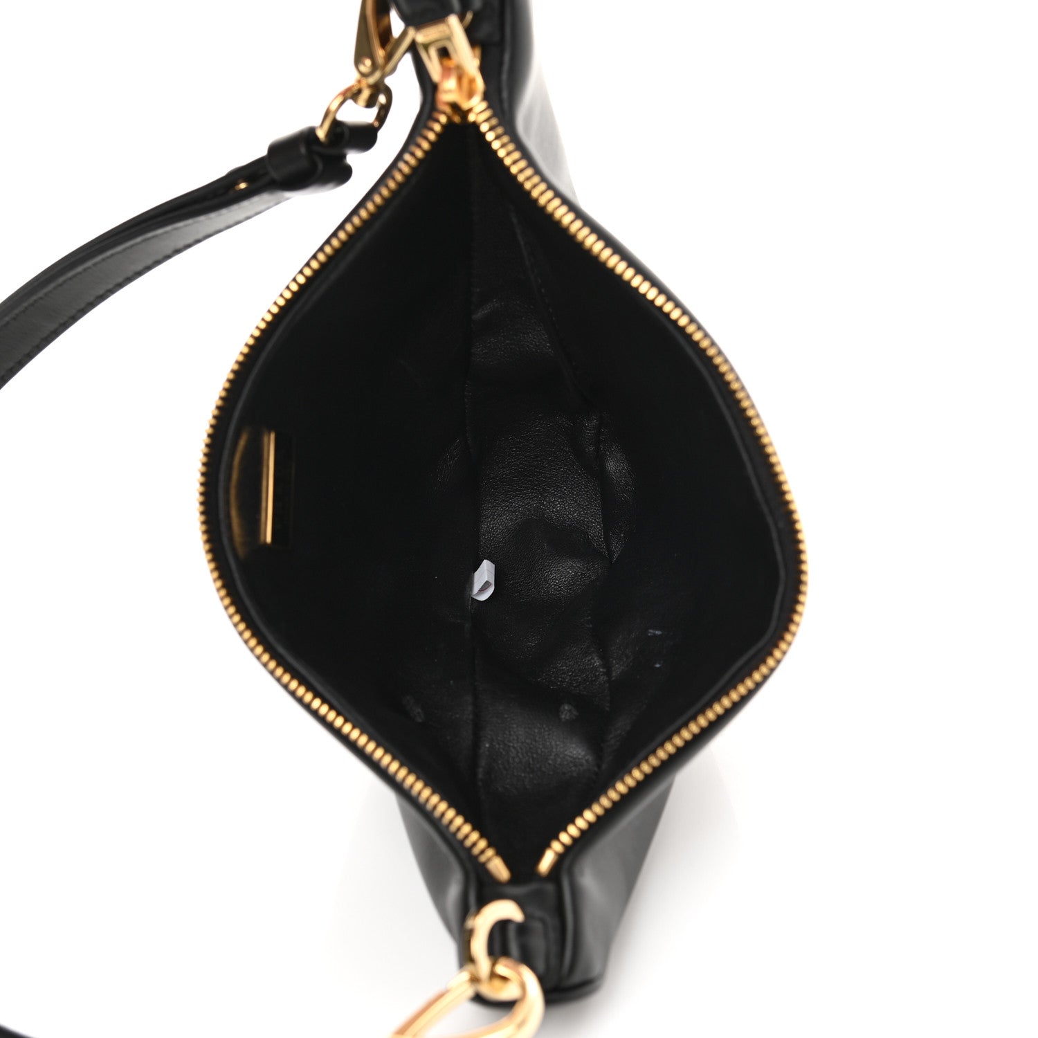 Prada Jacquard Calfskin Triangolo Symbole Embroidered Mini Triangle Double Bag Black Edera 9 of 21