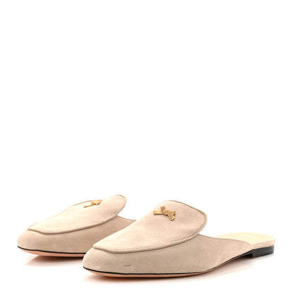 Christian Dior Suede Goatskin Baby Bow Mule 39 Rope Beige 4 of 10