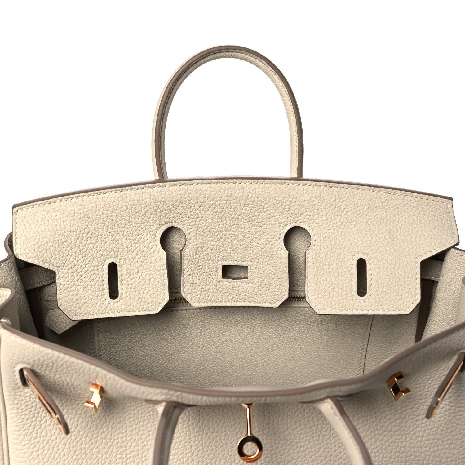 Hermes Togo Birkin 25 Craie 18 of 35