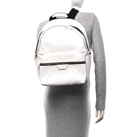 Taiga Monogram Discovery Backpack PM White