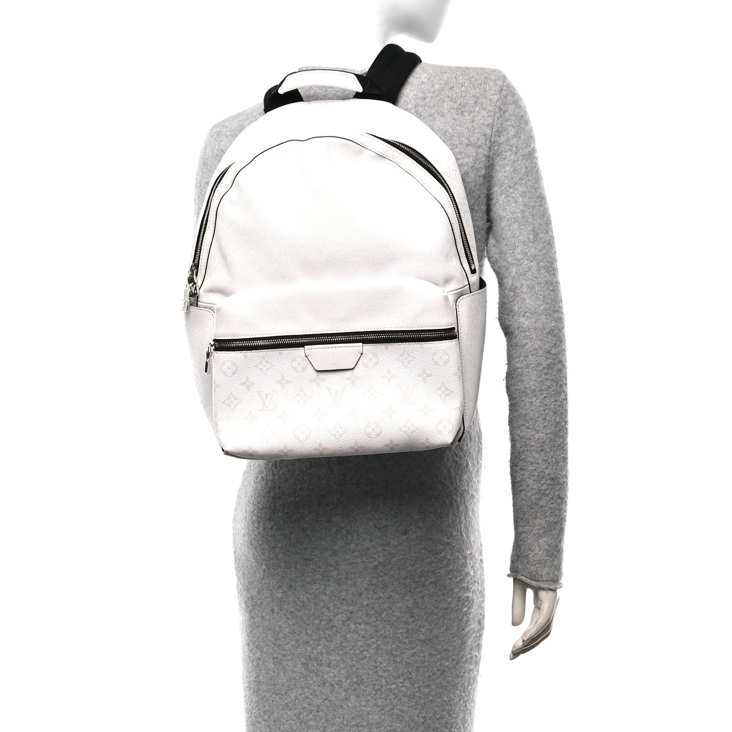 Taiga Monogram Discovery Backpack PM White