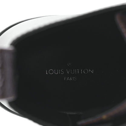 Louis Vuitton Calfskin Monogram Checkpoint Sneaker Boot 38.5 Black 7 of 8