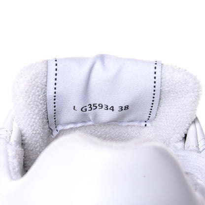 Chanel Calfskin Womens Logo Sneakers 38 White 10 of 11