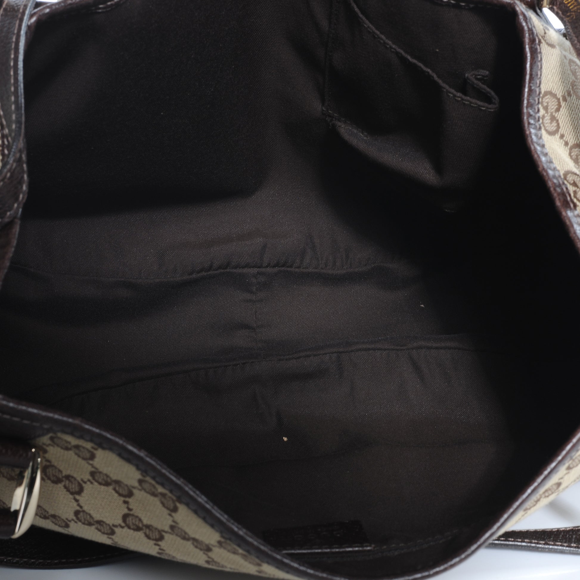 Gucci Monogram Medium Abbey Shoulder Bag Dark Brown 8 of 8