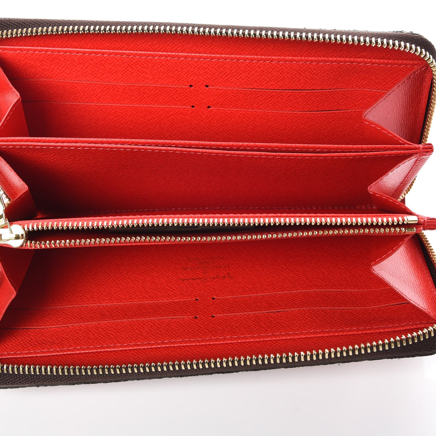 Monogram Kusama Pumpkin Dots Zippy Wallet Red