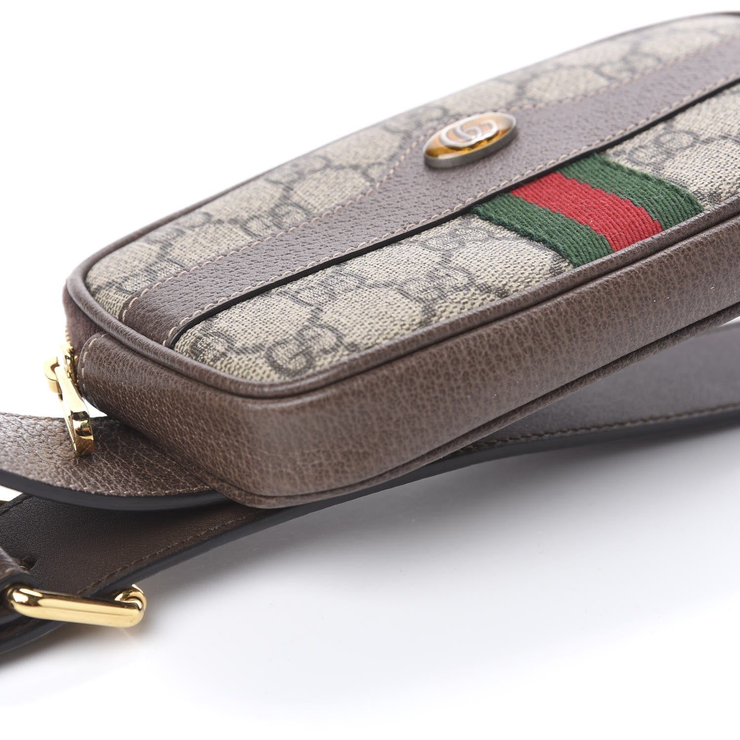 Gucci GG Supreme Monogram Ophidia Belted iPhone Case 75 30 Dark Brown 8 of 9