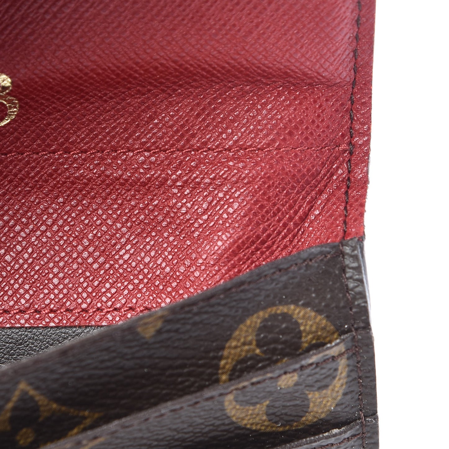 Monogram Josephine Wallet Red