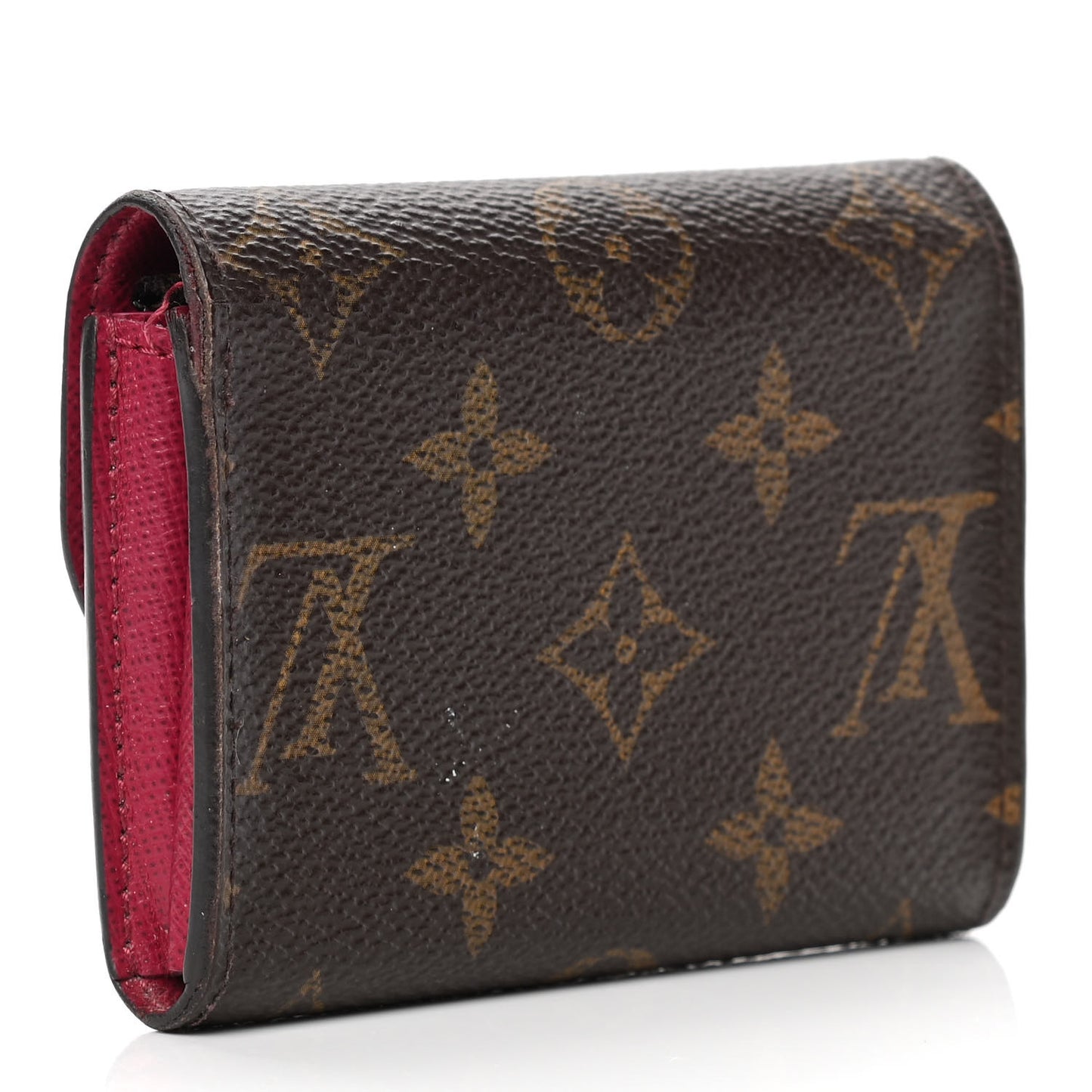 Monogram Rosalie Coin Purse Fuchsia