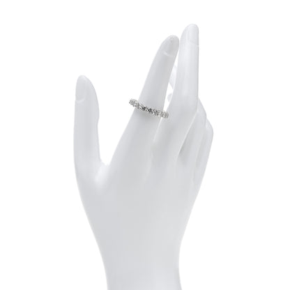 Tiffany Platinum Diamond 3.7mm Embrace Eternity Band Ring 53 6.5 2 of 6