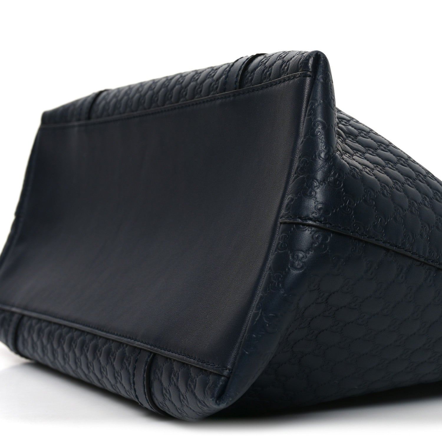 Gucci Soft Microguccissima Dome Satchel Navy 9 of 9