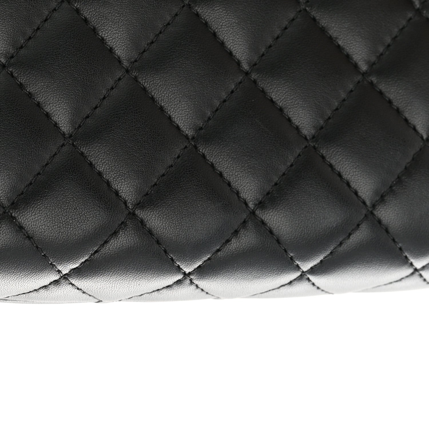 Chanel Lambskin Mineral Nights Pochette Wristlet Black 16 of 17