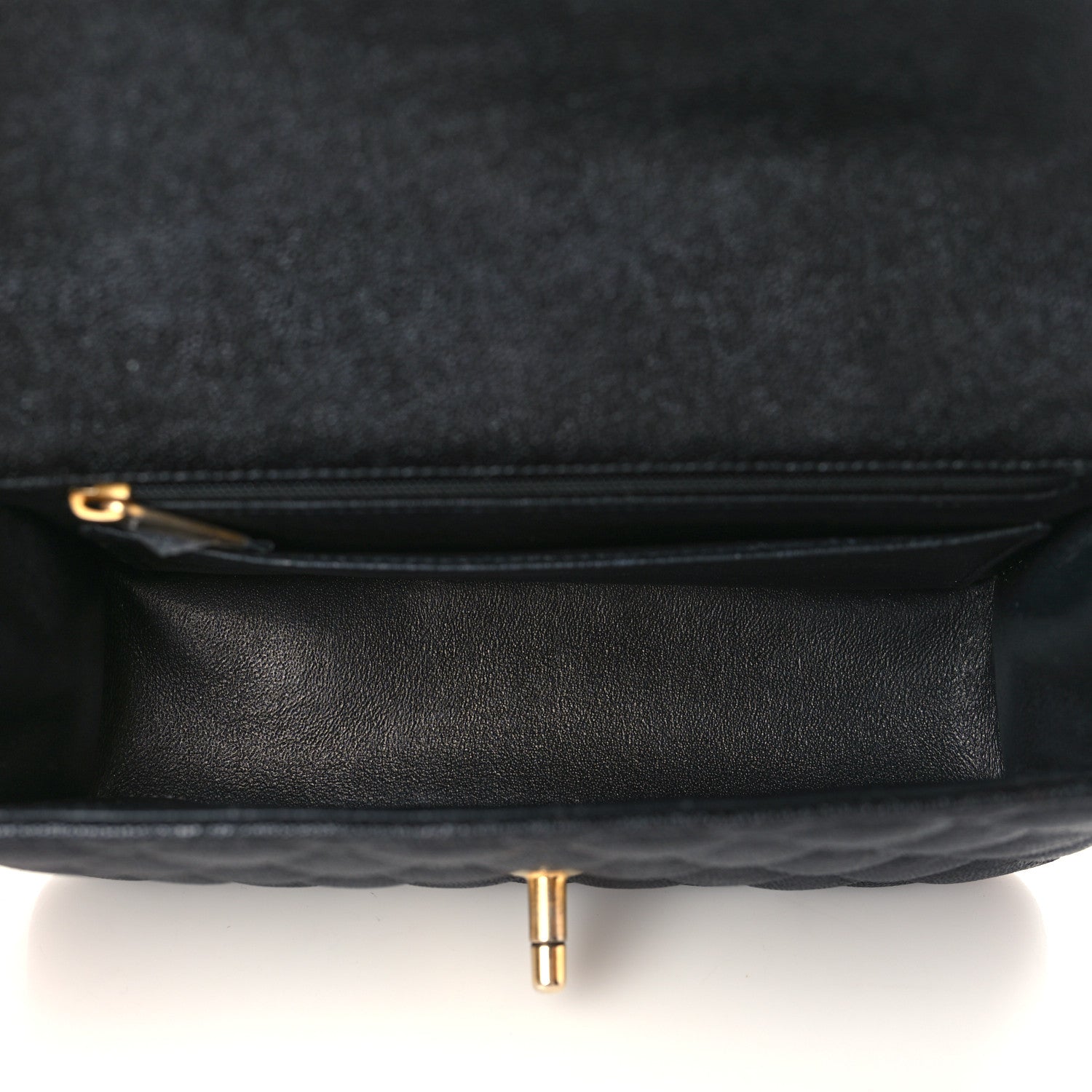 Chanel Caviar Quilted Mini Top Handle Rectangular Flap Black 5 of 11