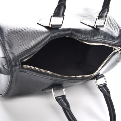 Louis Vuitton Epi Speedy 25 Black 5 of 14