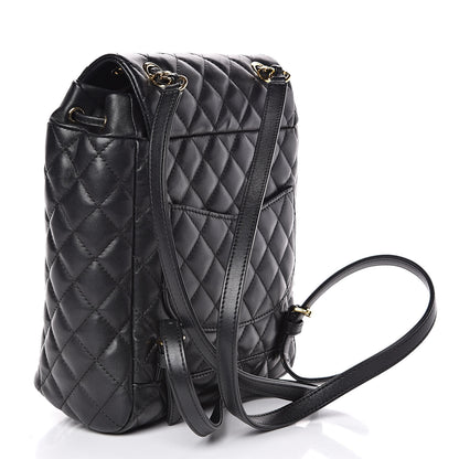Chanel Lambskin Quilted Small Urban Spirit Backpack Black 3 of 14