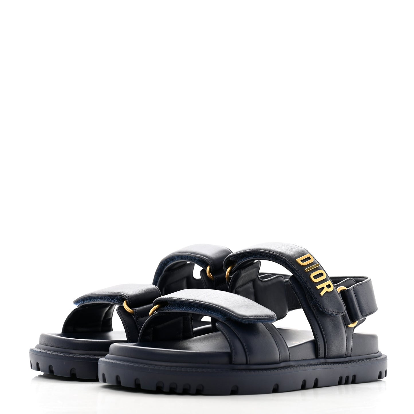 Lambskin Dioract 10mm Sandals 37 Pastel Night