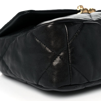 Chanel Goatskin Quilted Medium Chanel 19 Flap Black 8 of 10