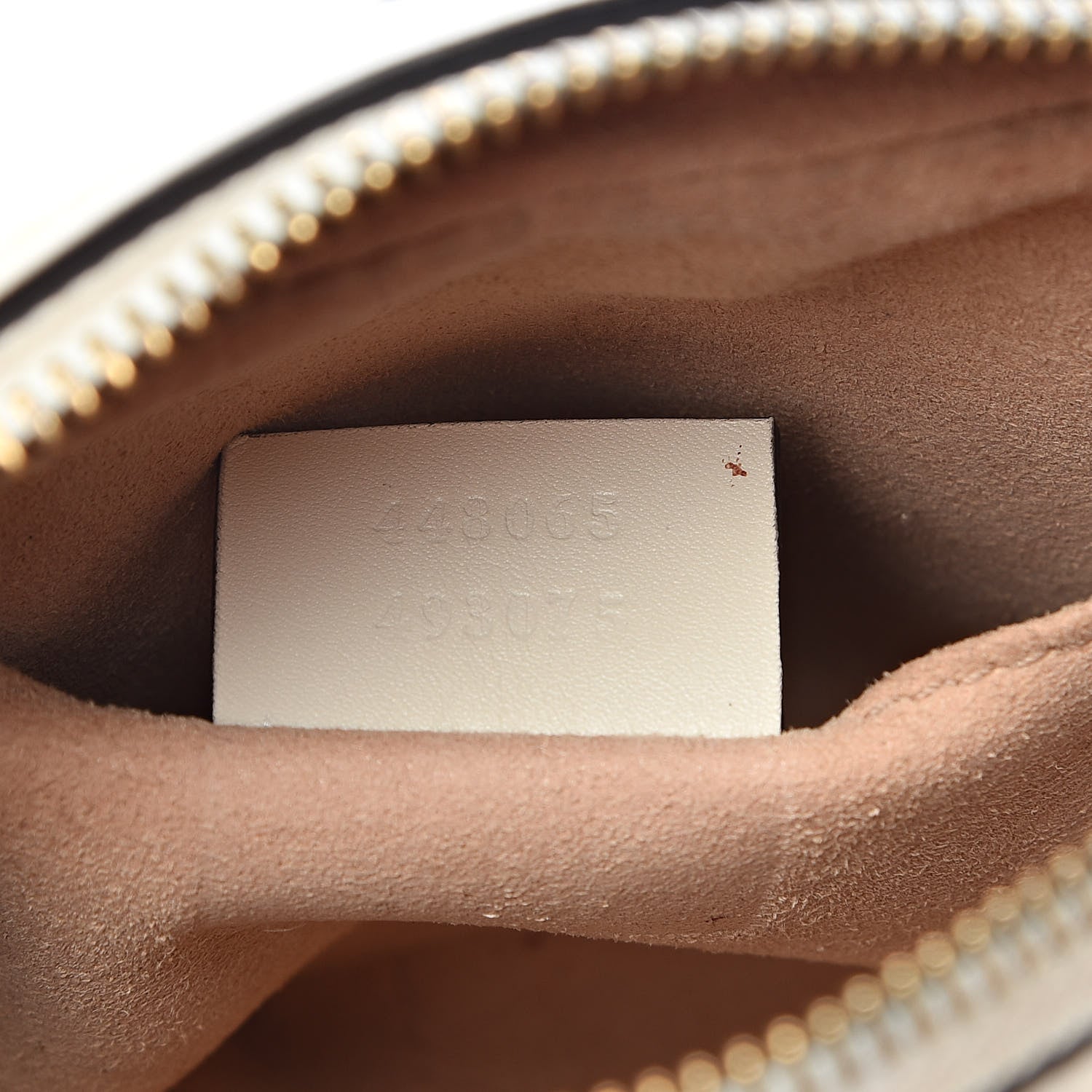 Gucci Calfskin Matelasse Mini GG Marmont Chain Shoulder Bag White 7 of 13
