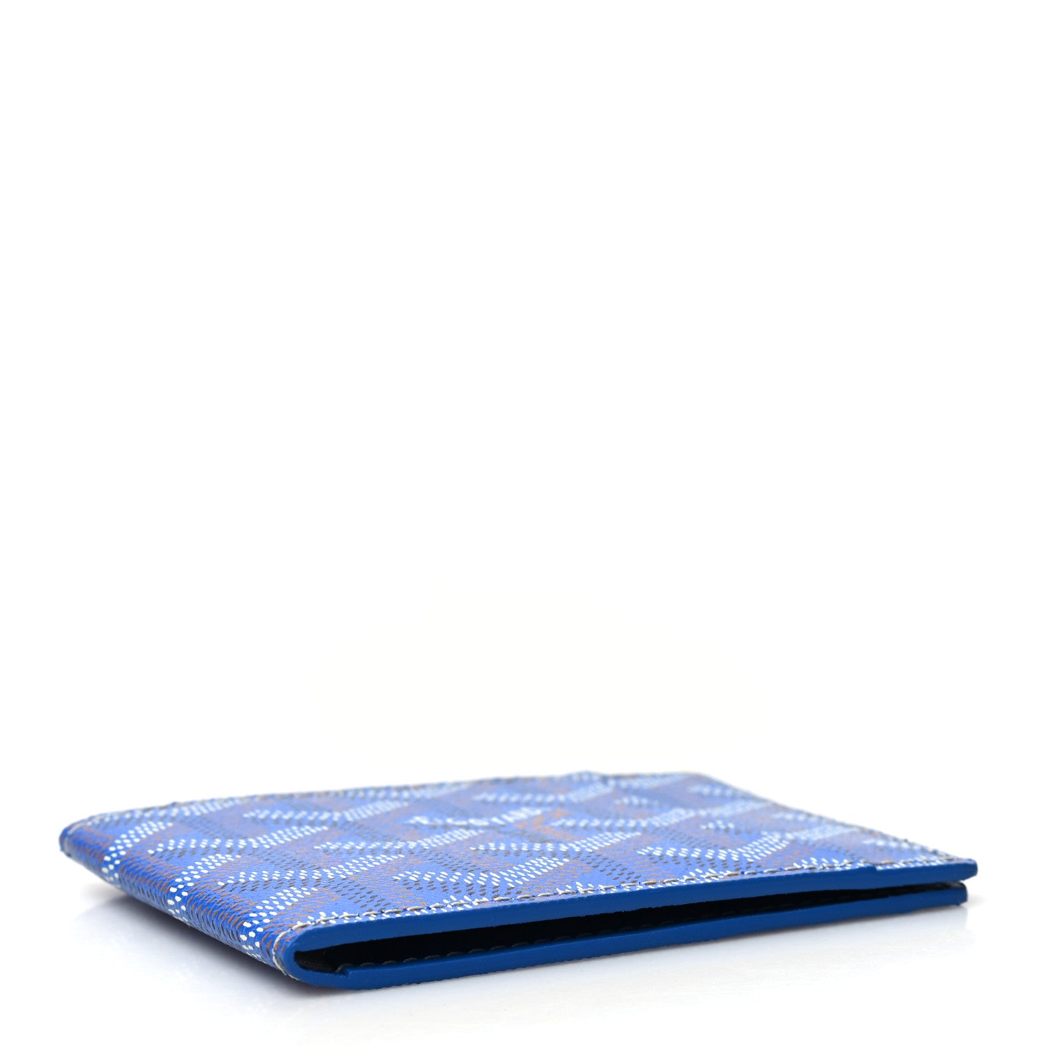 Goyard Goyardine Multi Slot Bi-Fold Wallet Sky Blue 4 of 10