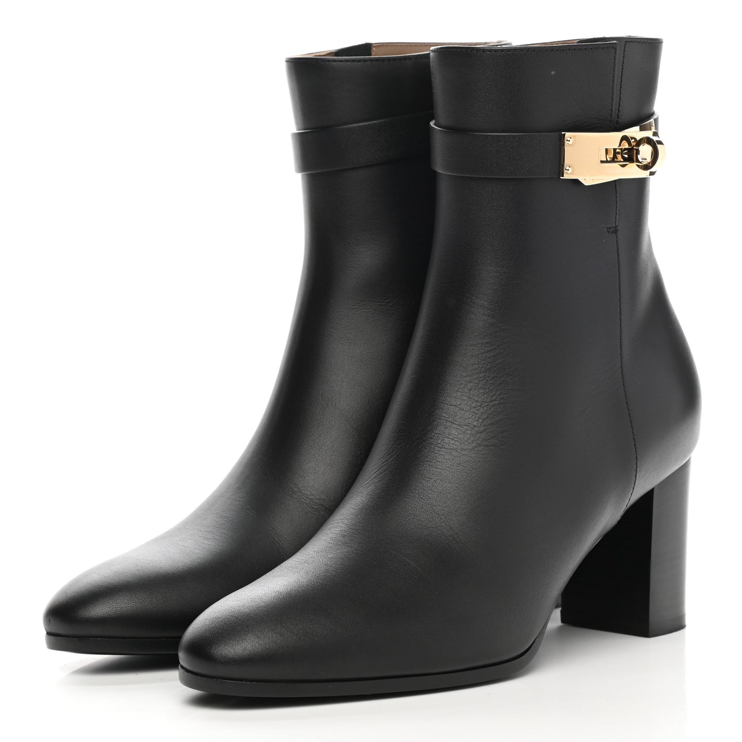 Calfskin Saint Germain Ankle Boots 36 Black