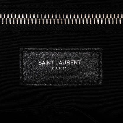 Saint Laurent Grain de Poudre Classic Museum Large Briefcase Black 6 of 6