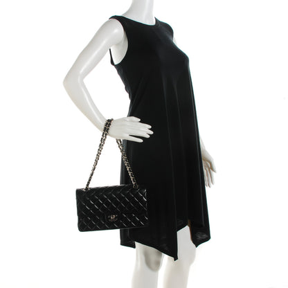 Chanel Lambskin Quilted Medium Double Flap Black 2 of 9