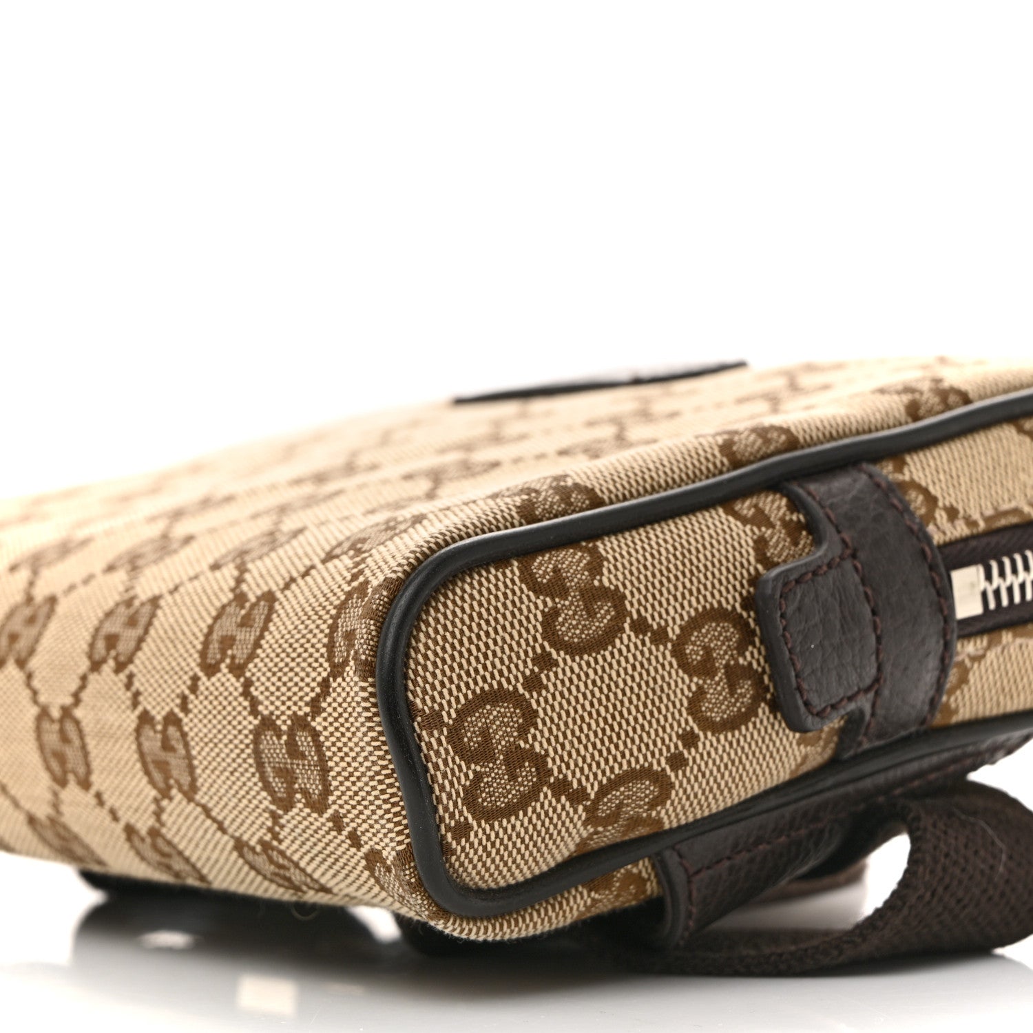 Gucci Monogram Belt Bag Dark Brown 10 of 12