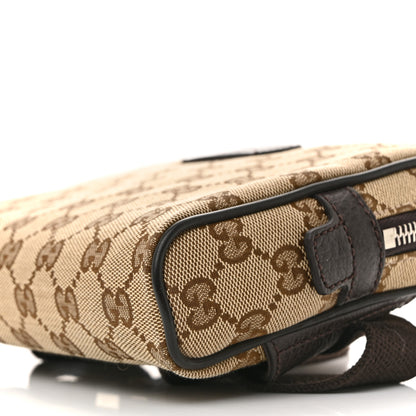 Gucci Monogram Belt Bag Dark Brown 10 of 12
