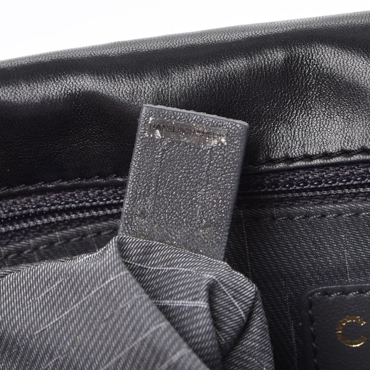 Lambskin Quilted Medium Westminster Pearl Flap Black