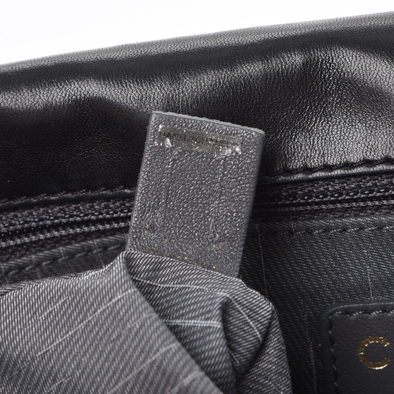 Chanel Lambskin Quilted Medium Westminster Pearl Flap Black 7 of 10