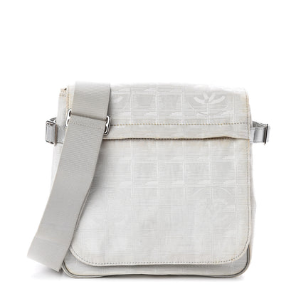 Chanel Nylon Travel Crossbody Messenger White 1 of 10