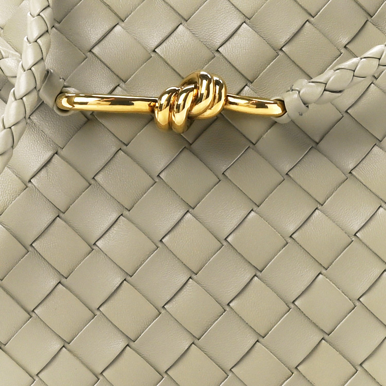 Bottega Veneta Nappa Intrecciato Small Andiamo Shoulder Bag Travertine 9 of 11
