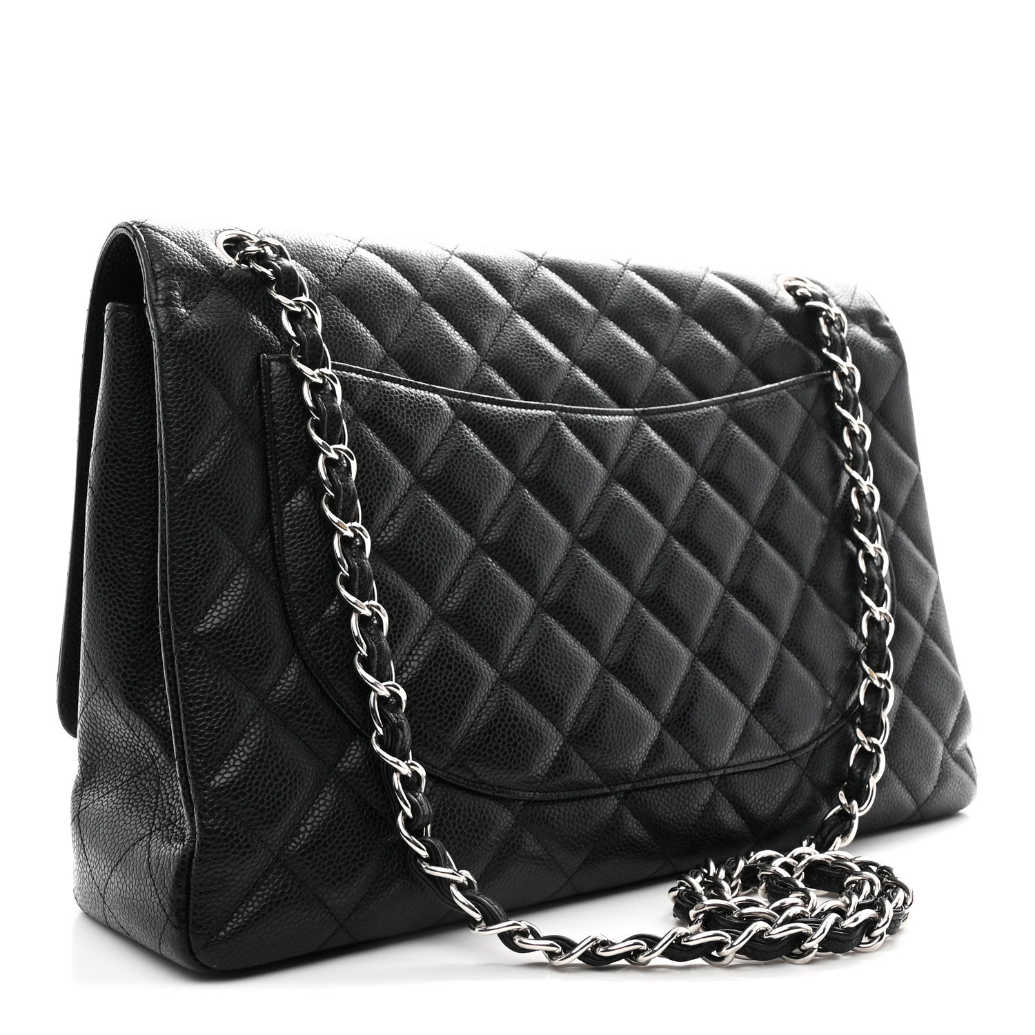 Chanel Caviar Maxi Single Flap Black 4 of 19