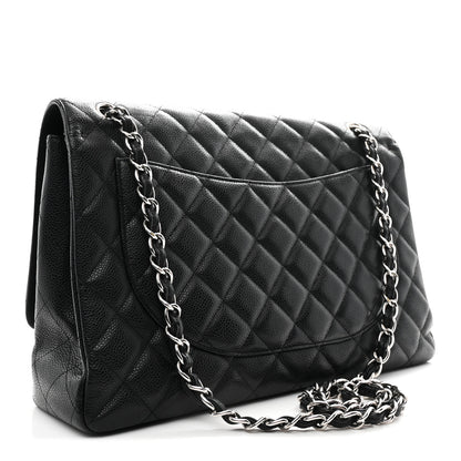 Chanel Caviar Maxi Single Flap Black 4 of 19