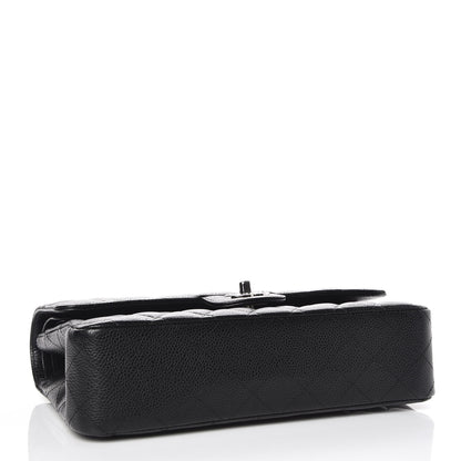 Chanel Caviar Quilted Medium Double Flap Black 4 of 10