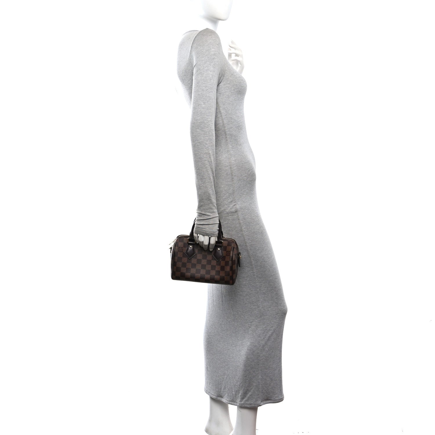 Louis Vuitton Damier Ebene Speedy Bandouliere 20 2 of 10