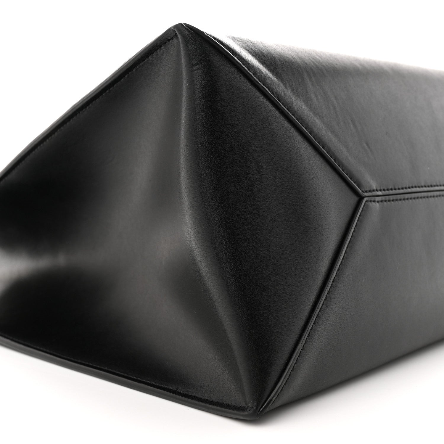 Givenchy Calfskin Logo Debossed Medium Shopper Tote Black 9 of 15
