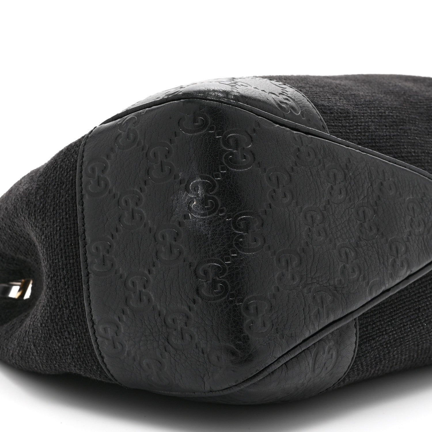 Gucci Canvas Guccissima Hobo Black 10 of 12