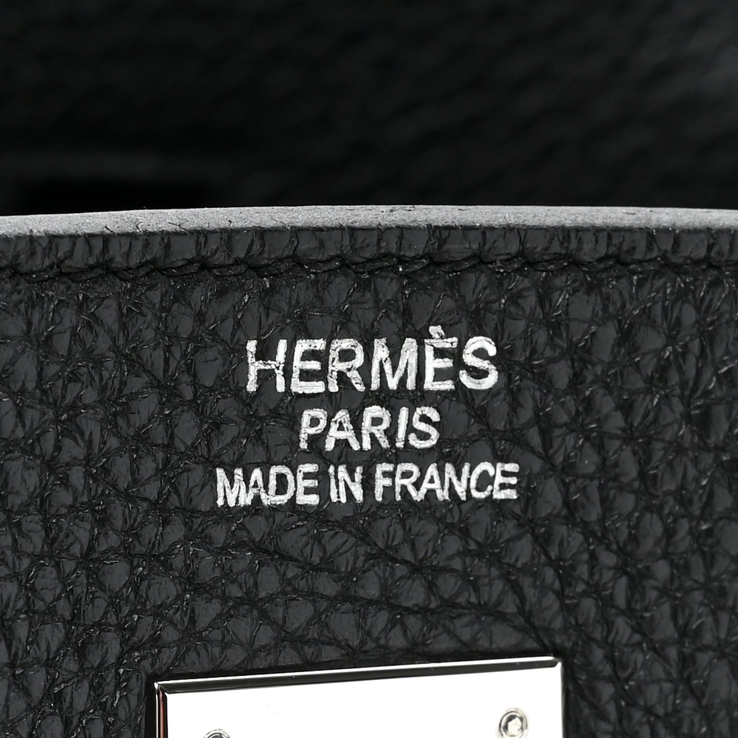 Taurillon Clemence Birkin 40 Black