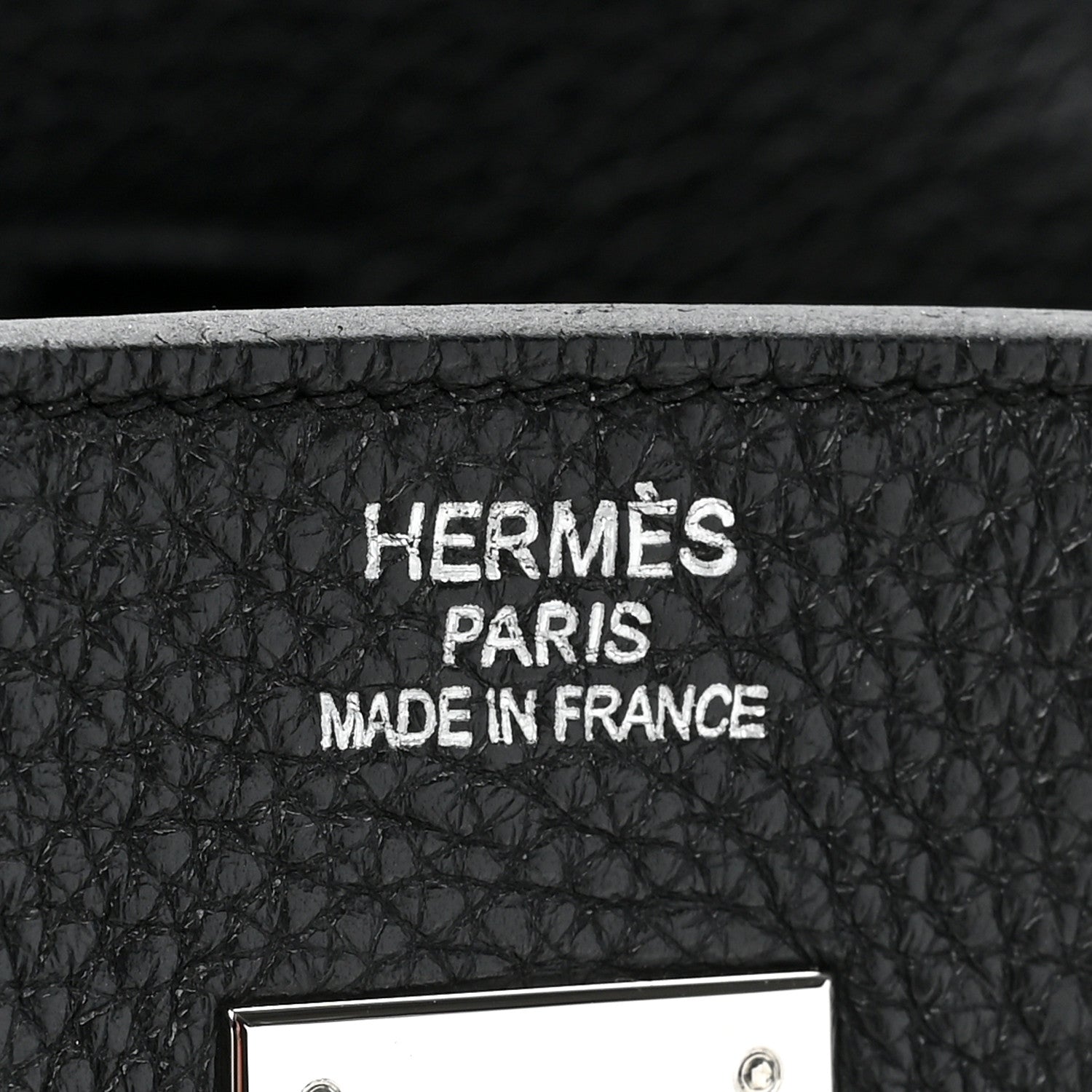 Hermes Taurillon Clemence Birkin 40 Black 6 of 17