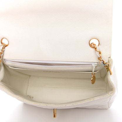 Chanel Caviar Quilted Small Flap White 5 of 15